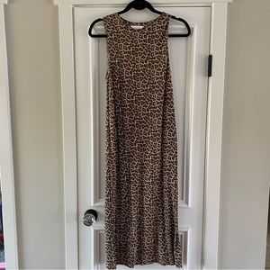 H&M women’s basics leopard tank dress